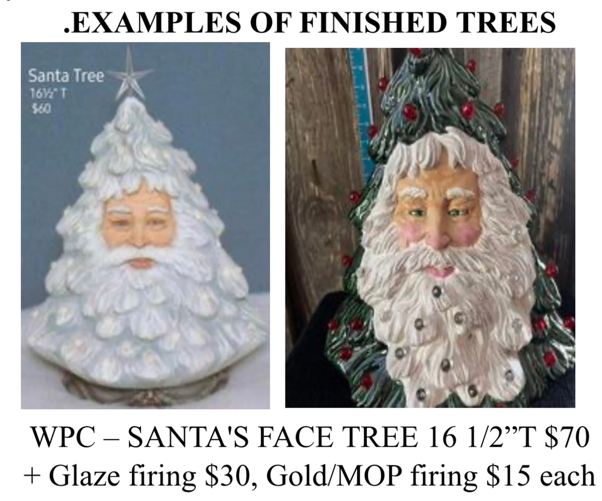 120224 Ceramic ChristmasTree Paint & Sip Happy Daisy Art Studio