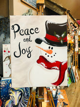 Load image into Gallery viewer, 12-30-25 Winter Snowman Vintage Window Paint &amp; Sip