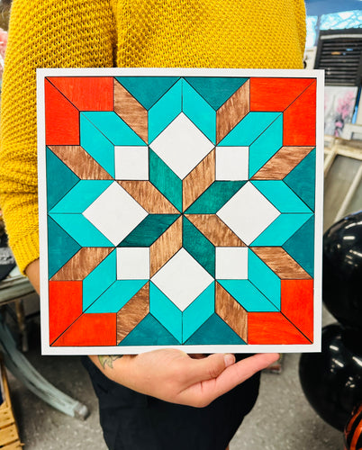 10-26-25 Barn Quilt or Wooden Mason Jar Paint & Sip