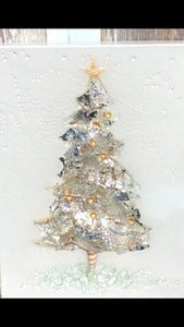 11-26-25 Crushed Glass Christmas Tree Craft & Sip