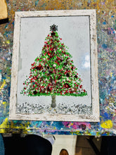 Load image into Gallery viewer, 12-18-25 Crushed Glass Snowman or Christmas Tree Craft &amp; Sip at Keg Grove Morris