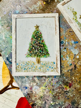 Load image into Gallery viewer, 12-18-25 Crushed Glass Snowman or Christmas Tree Craft &amp; Sip at Keg Grove Morris