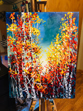 Load image into Gallery viewer, 08-27-26 Autumn Birch Trees Paint &amp; Sip at Clayton’s Tap