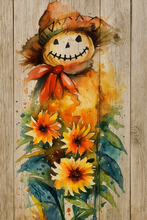 Load image into Gallery viewer, 09-07-25 Harvest Scarecrow Wood Fence Paint &amp; Sip