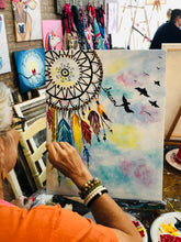 Load image into Gallery viewer, 05-15-24 Crystal Infused Dreamcatcher Paint &amp; Sip at Joyful Crystals