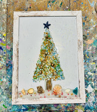 Load image into Gallery viewer, 12-18-25 Crushed Glass Snowman or Christmas Tree Craft &amp; Sip at Keg Grove Morris