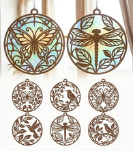 Load image into Gallery viewer, 07-18-26 Crushed Glass Suncatcher Craft &amp; Sip
