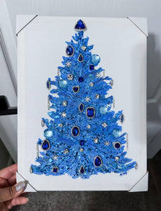 11-26-25 Crushed Glass Christmas Tree Craft & Sip