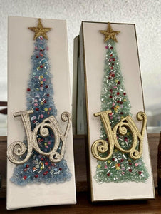 11-26-25 Crushed Glass Christmas Tree Craft & Sip