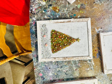 Load image into Gallery viewer, 12-18-25 Crushed Glass Snowman or Christmas Tree Craft &amp; Sip at Keg Grove Morris