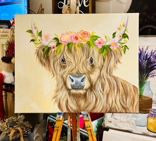05-11-25 Mom n Me Highlander Cow Paint Party