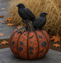 Load image into Gallery viewer, 09-06-26 Concrete Cat &amp; Pumpkin Paint &amp; Sip at The Wine Cafe