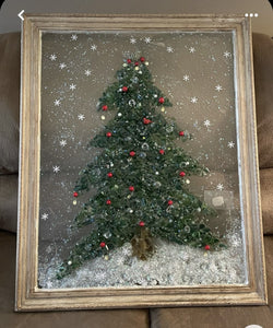 11-26-25 Crushed Glass Christmas Tree Craft & Sip