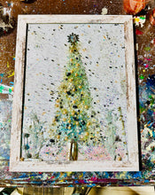 Load image into Gallery viewer, 12-18-25 Crushed Glass Snowman or Christmas Tree Craft &amp; Sip at Keg Grove Morris