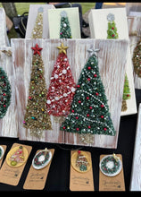 Load image into Gallery viewer, 11-26-25 Crushed Glass Christmas Tree Craft &amp; Sip