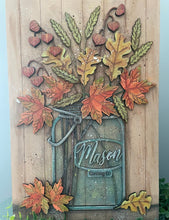 Load image into Gallery viewer, 10-08-25 Autumn Wooden Mason Jar Craft &amp; Sip