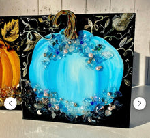 Load image into Gallery viewer, 09-04-25 Crushed Glass Pumpkin Craft &amp; Sip