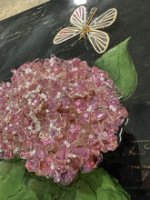 Load image into Gallery viewer, 04-01-26 Crushed Glass Hydrangeas Craft &amp; Sip