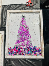 Load image into Gallery viewer, 11-12-26 Holiday Fun Crushed Glass Craft &amp; Sip at The Exibit Art Gallery