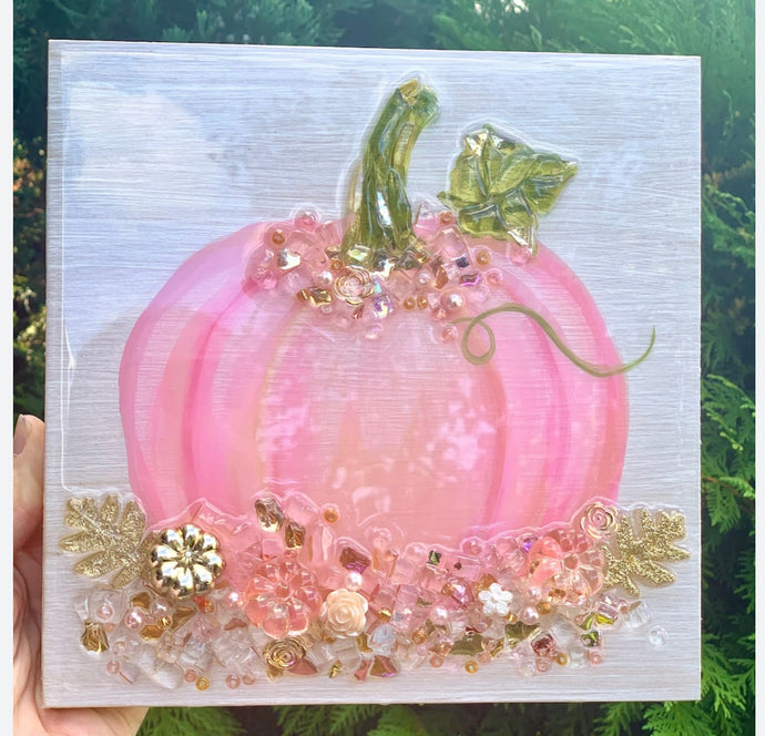 09-04-25 Crushed Glass Pumpkin Craft & Sip