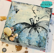 Load image into Gallery viewer, 09-04-25 Crushed Glass Pumpkin Craft &amp; Sip