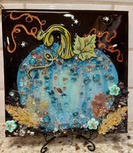 Load image into Gallery viewer, 09-04-25 Crushed Glass Pumpkin Craft &amp; Sip