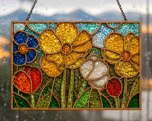 Load image into Gallery viewer, 07-18-26 Crushed Glass Suncatcher Craft &amp; Sip