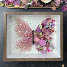 Load image into Gallery viewer, 12-28-25 Crushed Glass &amp; Floral Butterfly Craft &amp; Sip #2