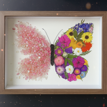 Load image into Gallery viewer, 12-28-25 Crushed Glass &amp; Floral Butterfly Craft &amp; Sip #2