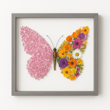 Load image into Gallery viewer, 12-28-25 Crushed Glass &amp; Floral Butterfly Craft &amp; Sip #2