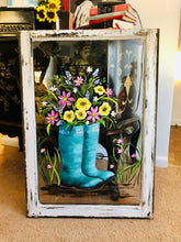 Load image into Gallery viewer, 09-14-25 Harvest Boots Vintage Window Paint &amp; Sip