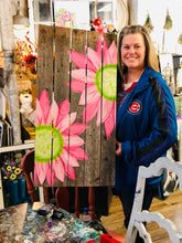 Load image into Gallery viewer, 08-16-26 Sunflower Wood Or Window Paint &amp; Sip at The Wine Cafe