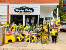 Load image into Gallery viewer, 08-16-26 Sunflower Wood Or Window Paint &amp; Sip at The Wine Cafe